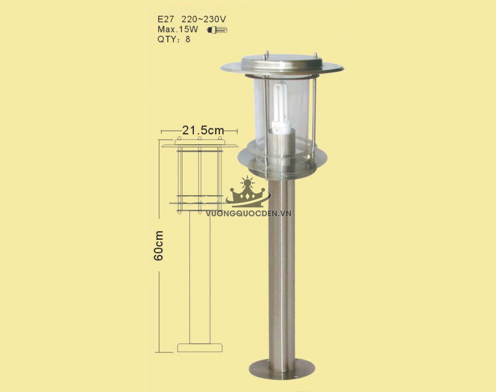 Đèn năng lượng trang trí sân vườn ROL369-1